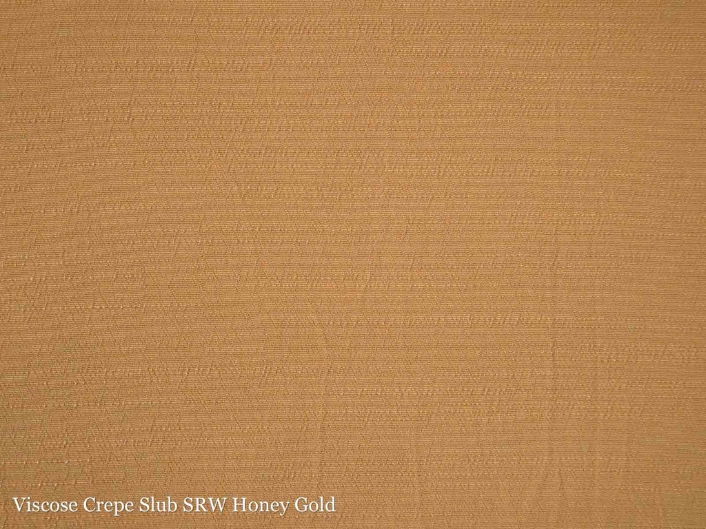 Viscose Crepe Slub 0412 SRW Honey Gold