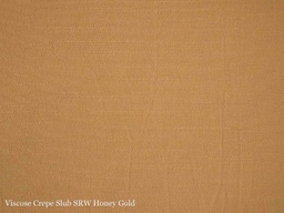 Viscose Crepe Slub 0412 SRW Honey Gold