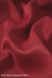 POLY SATIN SPDX RED